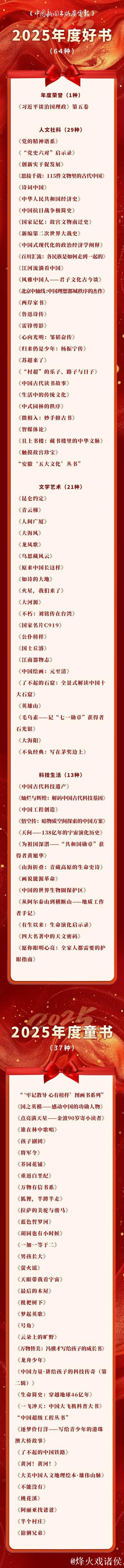 精品佳作记录时代 《中国新闻出版广电报》2025年度好书发布